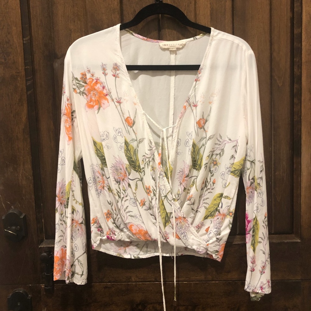 Lovestitch Wrap Style Blouse